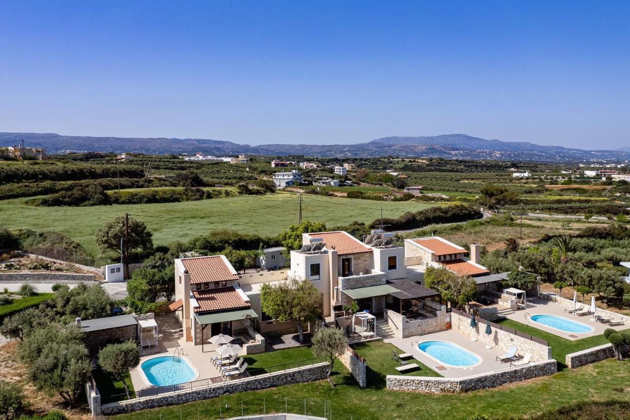 Stavromenos Villas - Private Pools & Seaview - 500M From Beach Exterior foto