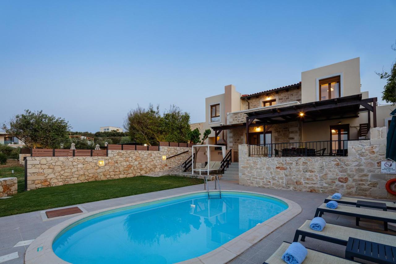 Stavromenos Villas - Private Pools & Seaview - 500M From Beach Exterior foto