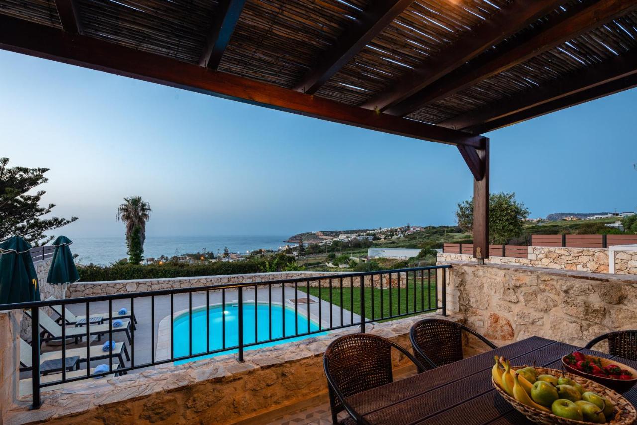 Stavromenos Villas - Private Pools & Seaview - 500M From Beach Exterior foto