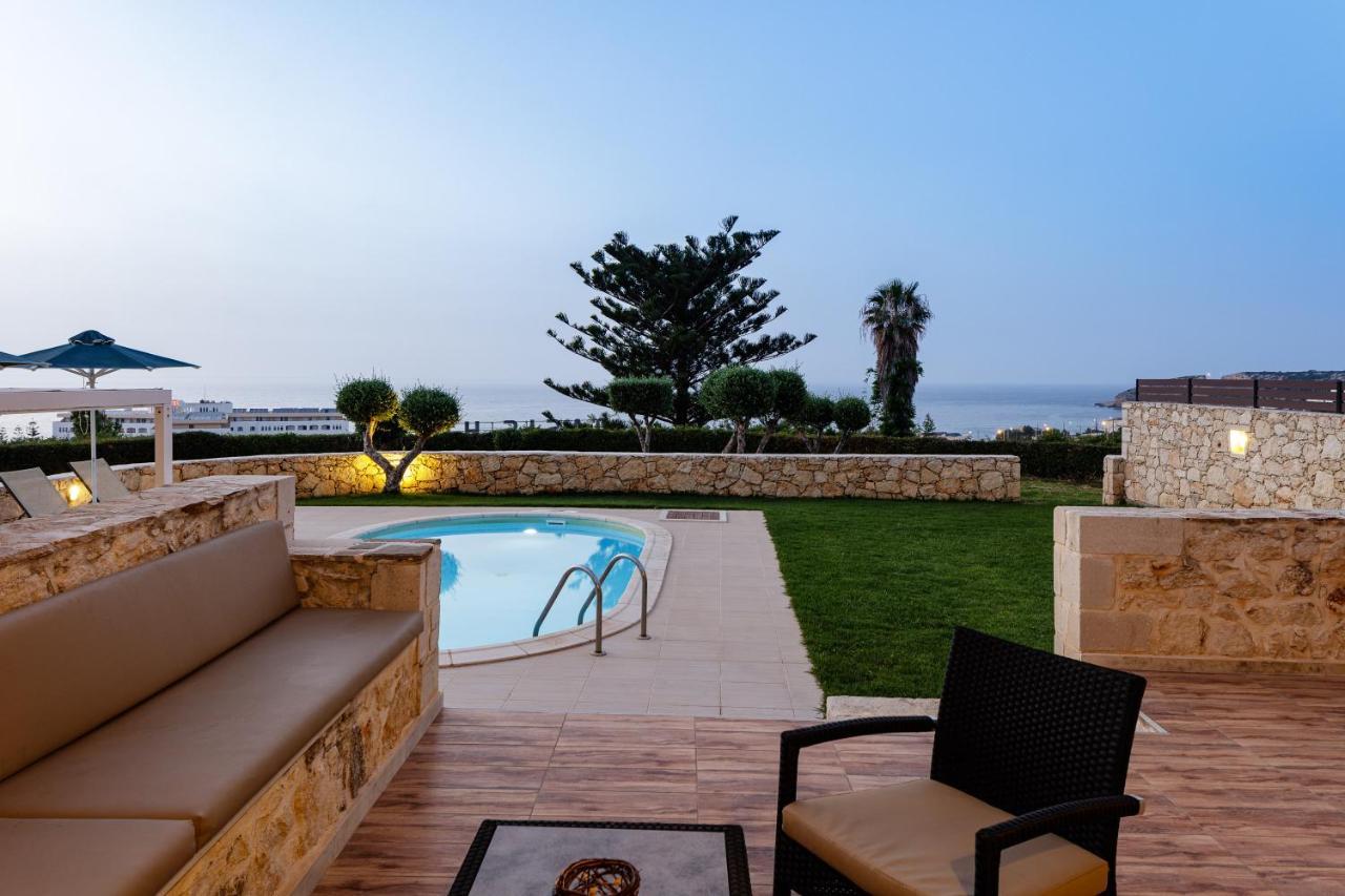 Stavromenos Villas - Private Pools & Seaview - 500M From Beach Exterior foto