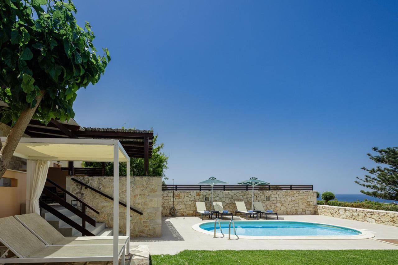 Stavromenos Villas - Private Pools & Seaview - 500M From Beach Exterior foto