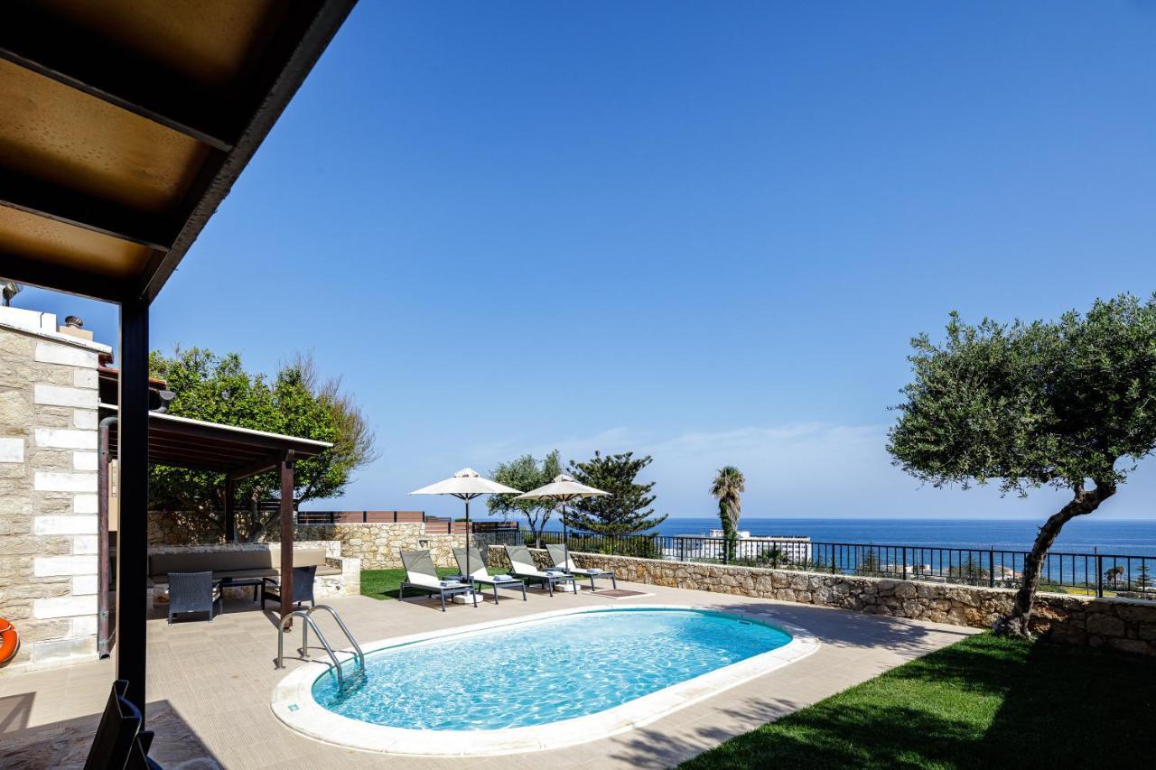 Stavromenos Villas - Private Pools & Seaview - 500M From Beach Exterior foto